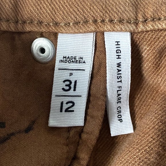 LOFT Women's High Rise Jeans in Brown - Picture 9 of 16